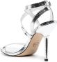 Michael Kors Asha 115mm snakeskin-effect sandals Grey - Thumbnail 3