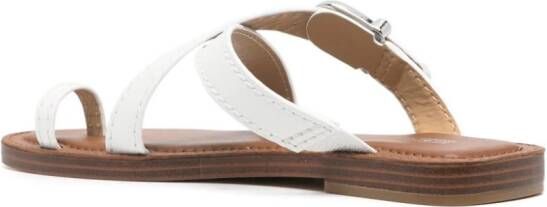 Michael Kors Ashton leather sandals White