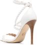 Michael Kors Astrid braided-strap faux-leather sandals White - Thumbnail 3