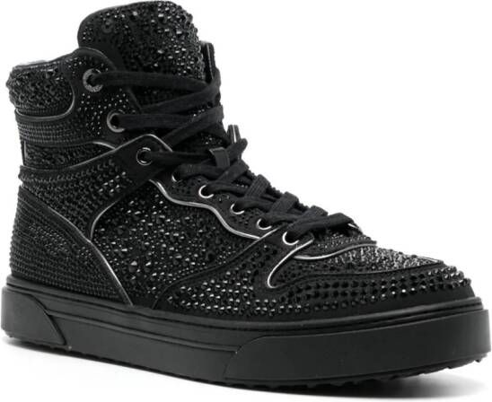Michael Kors Barett crystal-embellished sneakers Black