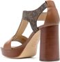Michael Kors Berkley Empire 100mm sandals Brown - Thumbnail 3