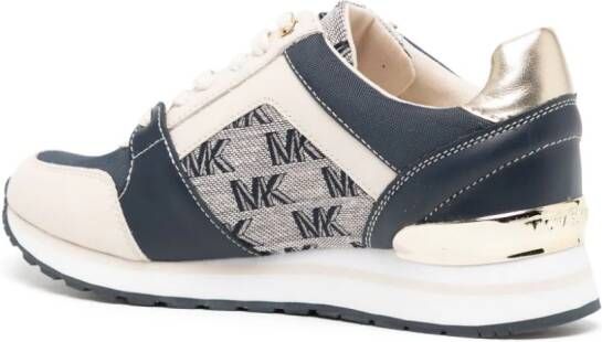 Michael Kors Billie monogram-print sneakers Neutrals