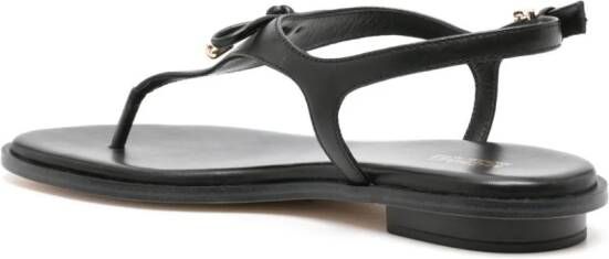 Michael Kors bow-detail thong-strap sandals Black