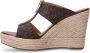 Michael Kors Bradley leather wedge mules Neutrals - Thumbnail 5