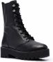 Michael Kors Bryce leather platform combat boots Black - Thumbnail 2