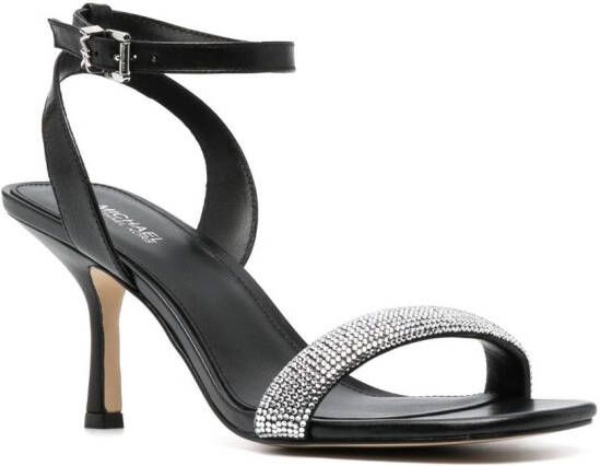Michael Kors Carrie 90mm crystal-embellished sandals Black