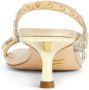 Michael Kors Celia embellished glitter-chain sandals Gold - Thumbnail 3