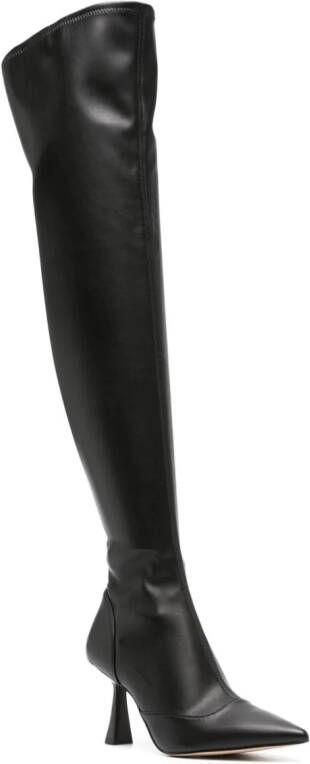 Michael Kors Clara 85mm leather boots Black