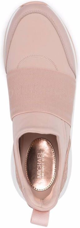 Michael Kors Colby leather sneakers Pink
