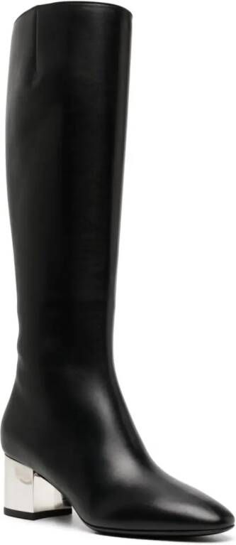 Michael Kors Collection Ali 50mm leather boots Black