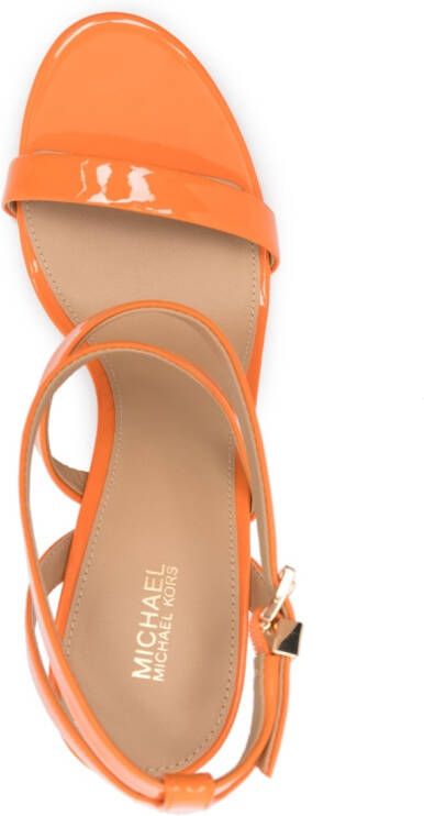 Michael Kors Collection Asha 105mm stiletto-heel sandals Orange