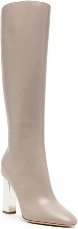 Michael Kors Collection Carly Runway 100mm leather boots Grey