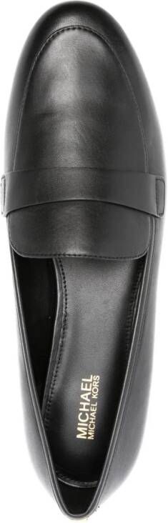Michael Kors Collection Regan Flex leather loafers Black