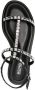 Michael Kors crystal-embellished buckle-fastening sandals Black - Thumbnail 4
