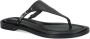 Michael Kors Daniella leather flip-flops Black - Thumbnail 2