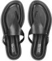 Michael Kors Daniella leather flip-flops Black - Thumbnail 4