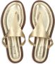 Michael Kors Daniella leather flip-flops Gold - Thumbnail 4