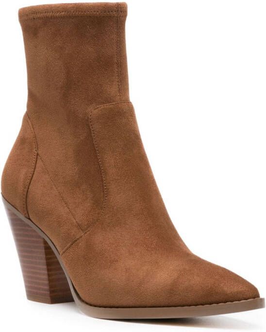 Michael Kors Dover 100mm pointed-toe boots Brown
