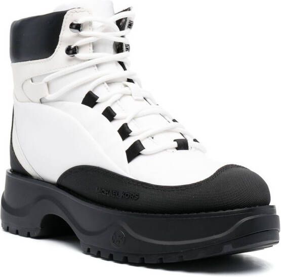 Michael Kors Dupree hiker boots White