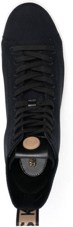 Michael Kors Edie knit high-top sneakers Black