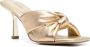 Michael Kors Elena 75mm metallic sandals Gold - Thumbnail 2