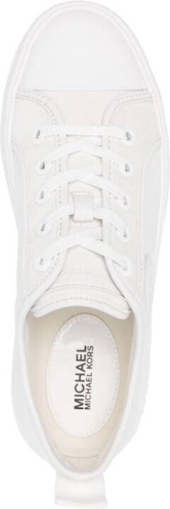 Michael Kors Evy canvas sneakers White
