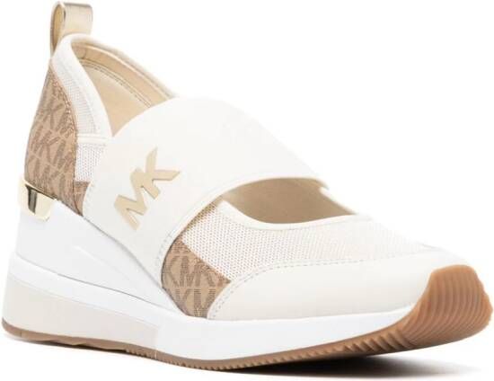 Michael Kors Fae panelled sneakers White
