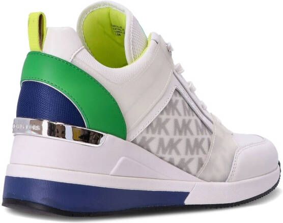 Michael Kors Georgie 65mm heeled sneakers White