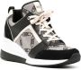 Michael Kors Georgie jacquard wedge sneakers Black - Thumbnail 2