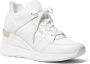 Michael Kors Georgie lace-up wedge sneakers White - Thumbnail 2