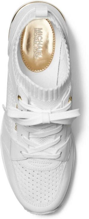 Michael Kors Georgie lace-up wedge sneakers White