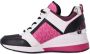 Michael Kors logo-strap wedge-heel sneakers Pink - Thumbnail 9