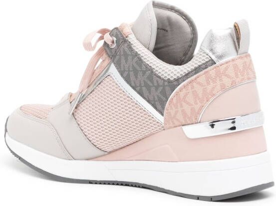 Michael Kors Georgie wedge low-top sneakers Pink