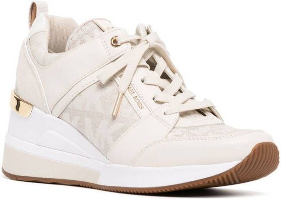 Michael Kors Georgie wedge sneakers White