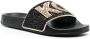 Michael Kors glittered logo slides Black - Thumbnail 2