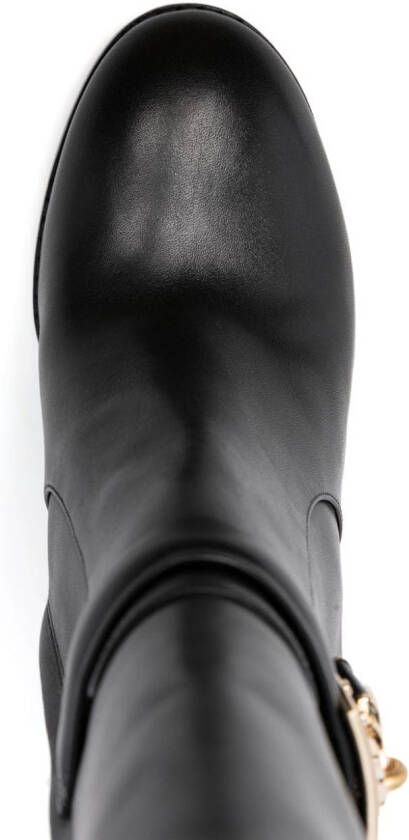 Michael Kors Hamilton 100mm leather boots Black