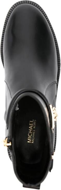 Michael Kors Hamilton 45mm leather boots Black