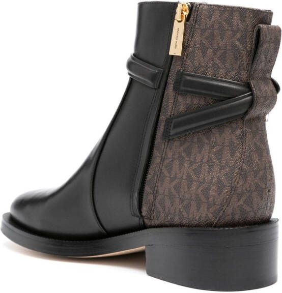 Michael Kors Hamilton 60mm leather ankle boots Black