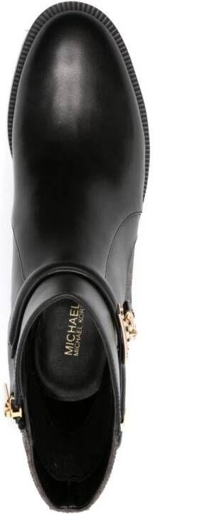 Michael Kors Hamilton 60mm leather ankle boots Black