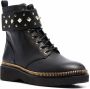 Michael Kors Haskell spike-strap leather boots Black - Thumbnail 2