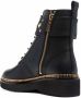 Michael Kors Haskell spike-strap leather boots Black - Thumbnail 3