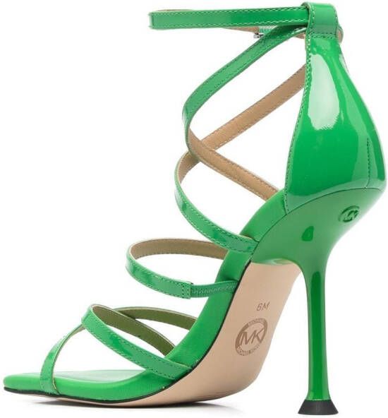 Michael Kors Imani Patent Leather sandal Green