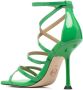 Michael Kors Imani Patent Leather sandal Green - Thumbnail 3