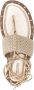 Michael Kors interwoven ankle-tie fastening sandals Gold - Thumbnail 4