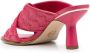 Michael Kors 90mm interwoven leather sandals Pink - Thumbnail 3