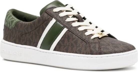 Michael Kors Irving stripe-detail sneakers Brown