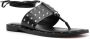Michael Kors Lillie logo-charm leather ballerina shoes Black - Thumbnail 10