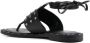Michael Kors Lillie logo-charm leather ballerina shoes Black - Thumbnail 11