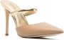 Michael Kors Jessa 105mm calf-leather stiletto mules Neutrals - Thumbnail 10