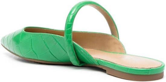 Michael Kors Jessa pointed-toe mules Green